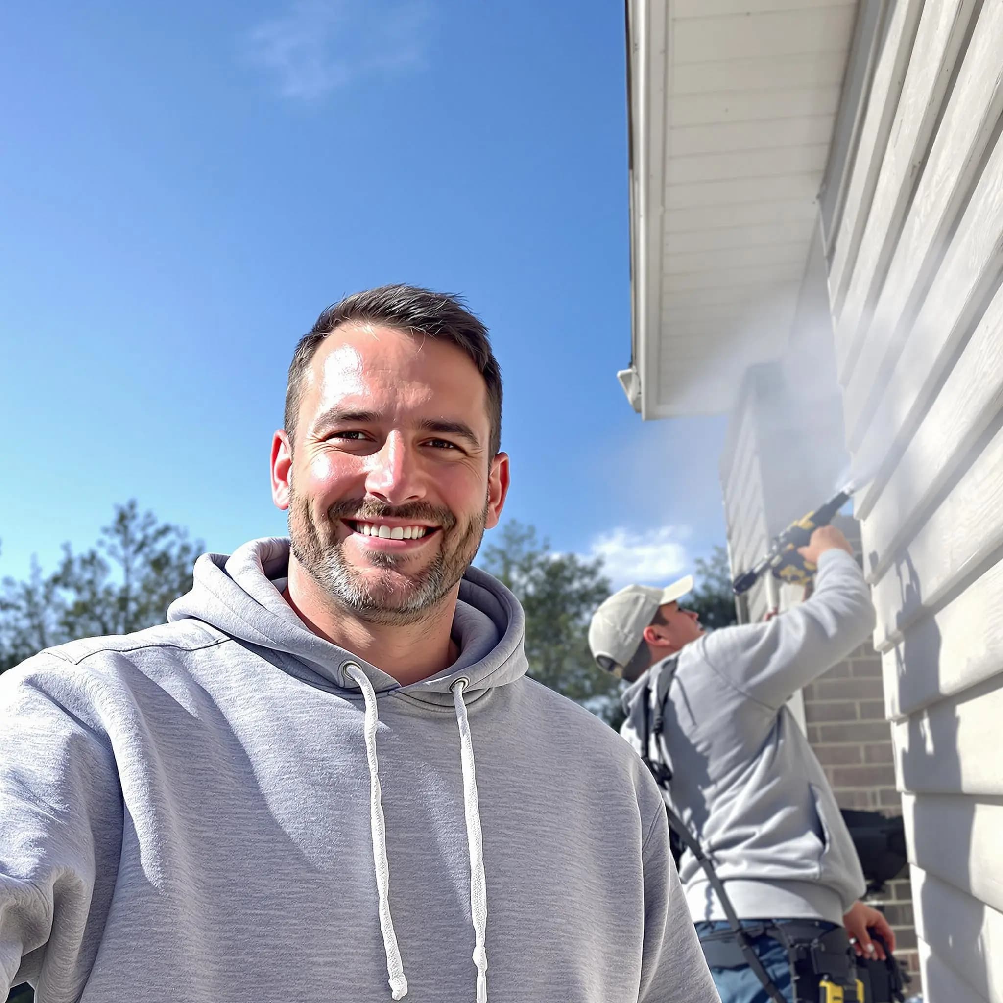 The Tallmadge Power Washing team.