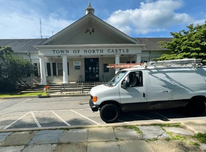 Tallmadge Power Washing commercial cleaning team at work in Tallmadge business district