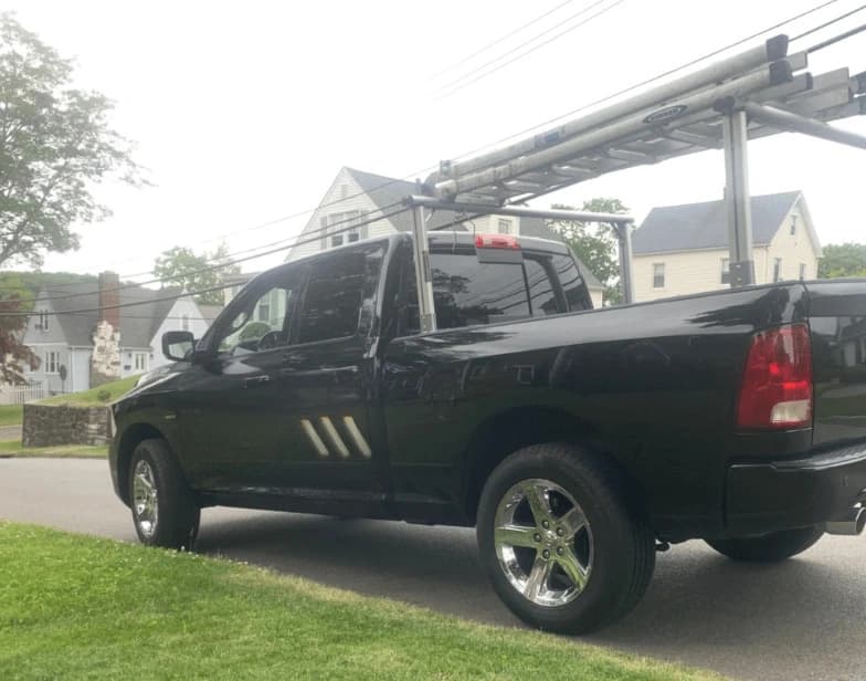 Fleet vehicle cleaning service being performed by Tallmadge Power Washing in Tallmadge